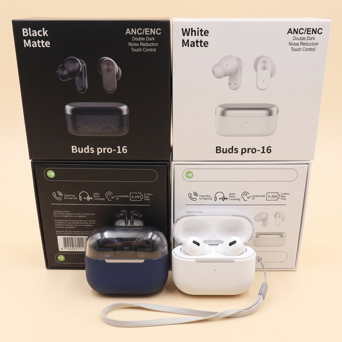 Buds Pro 16 B&W Matte