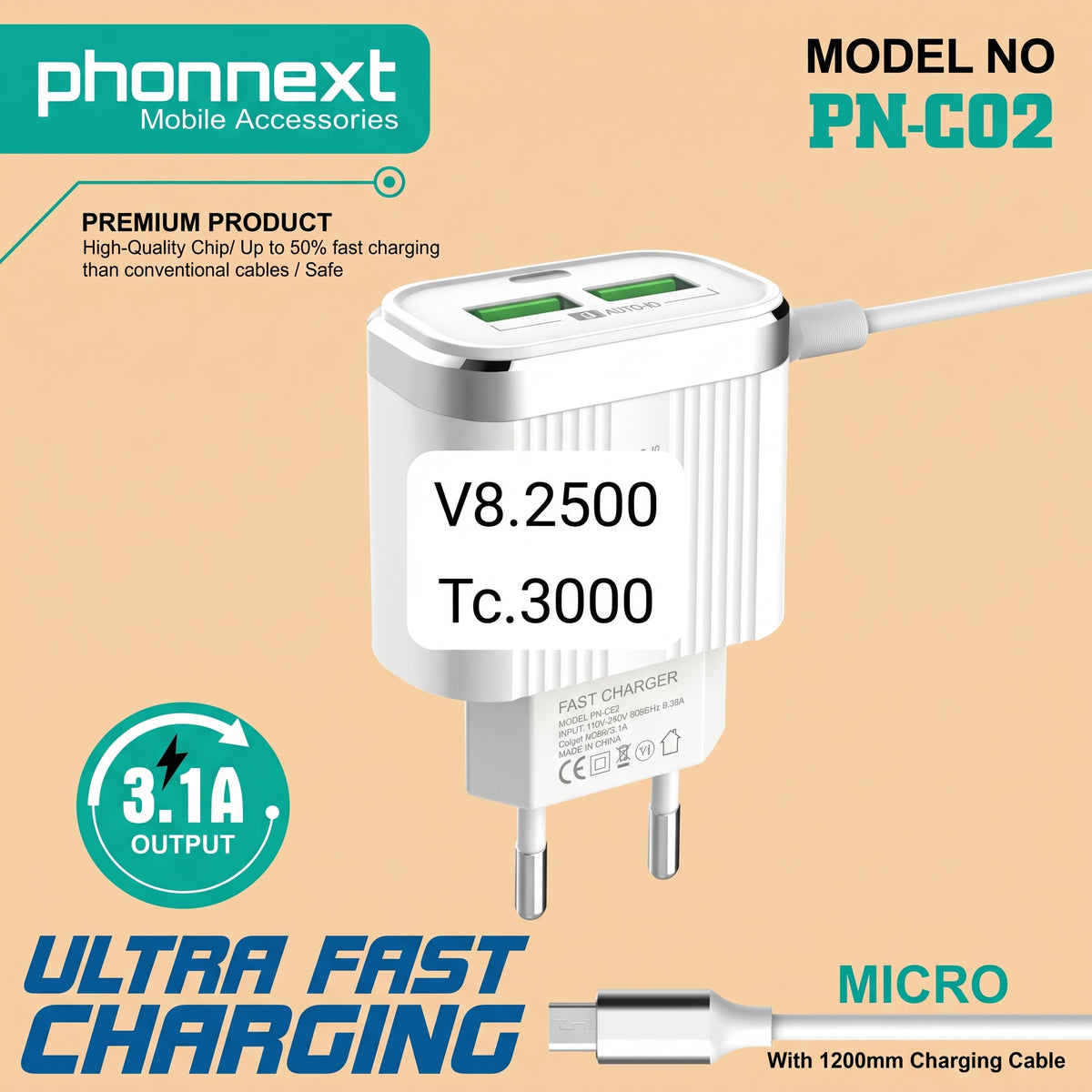 Phonnext PN-C02 Fast Charger