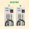 EROREX 100W 3-in-1 Super Fast Charging Cable